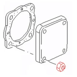 Écrou de pompe à huile avec joint pour Volkswagen Coccinelle, Combi, Transporter