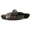 Écusson "KARMANN" en métal pour Cabriolet