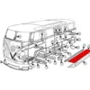 Demi-plancher intérieur gauche pour Volkswagen Combi Split (-07/1967)