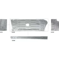 Dessous de plancher latéral droit pour Renault 4 (10/1961-01/1994)