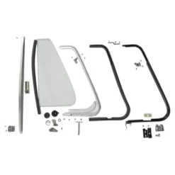 Déflecteur mobile gauche complet qualité origine pour Combi Bay Window 68 ->79