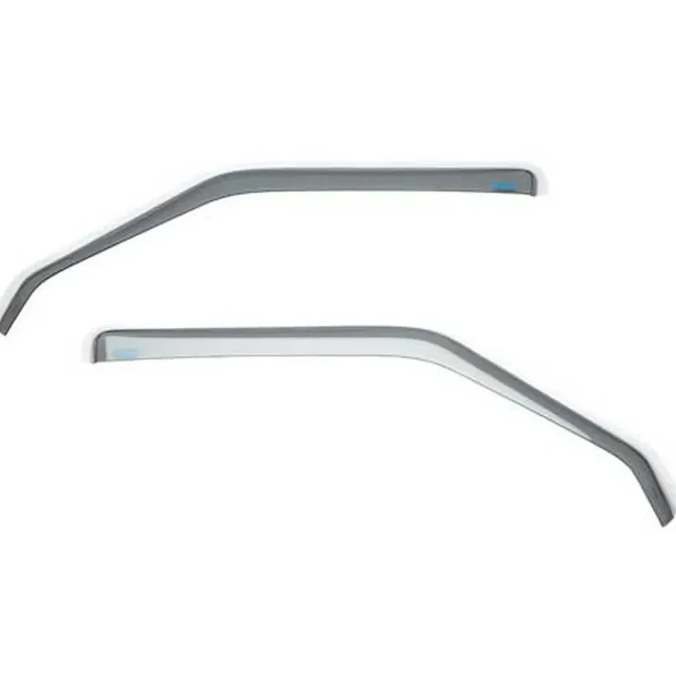 Déflecteurs d'air fumés CLIMAIR sur vitres avant pour VW Transporter T6 par 2