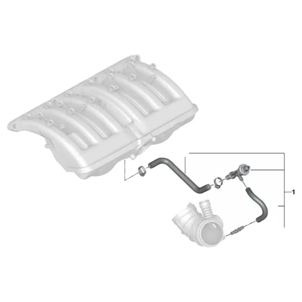 Durite d'air pour Bmw Série 3 E46 (09/1999–03/2023)