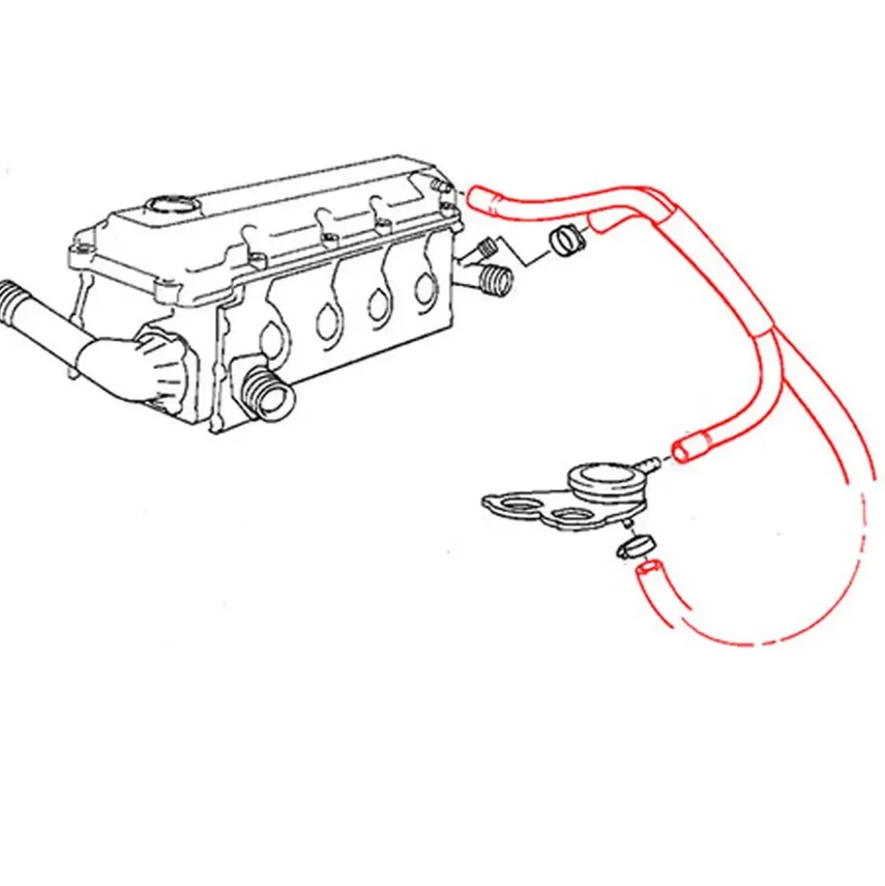 Durite d'eau et de reniflard FEBI pour Bmw Série 3 E46 (04/1997-03/2002) - M43