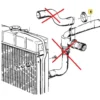 Durite d'eau supérieure pour Bmw Série 5 E12 (02/1972-06/1981)