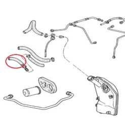 Durite de bâche à huile pour Porsche 911 (1980-1983)