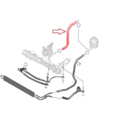 Durite d'huile de diamètre intérieur 17mm.