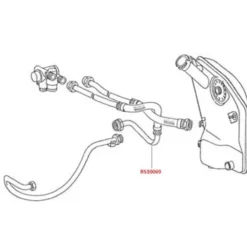 Durite d'huile pour Porsche 911 2.7 (1974-1976)