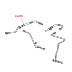 Durite d'huile pour Porsche 911, 912 et 914 (1965-1983) - côté gauche