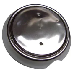 Embase chromée pour sigle de nez de capot avant pour Karmann-Ghia 63 ->74