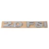 Emblème adhésif 2.0FSI chromé de coffre pour VW Golf 5 2.0 FSI (01/2004-11/2008)