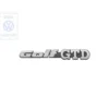 Emblème adhésif GOLF GTD chromé sur fond noir pour face arrière de VW Golf 3 TD GTD (11/1991-08/1997)