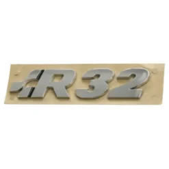 Emblème adhésif R32 chromé de coffre pour VW Golf 5 R32 (08/2005-06/2008)