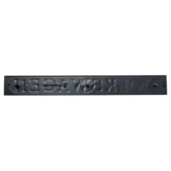 Emblème arrière VOLKSWAGEN chromé sur fond noir de coffre pour VW Golf 1 Berline Cabriolet et Jetta 1 (02/1974-02/1984)