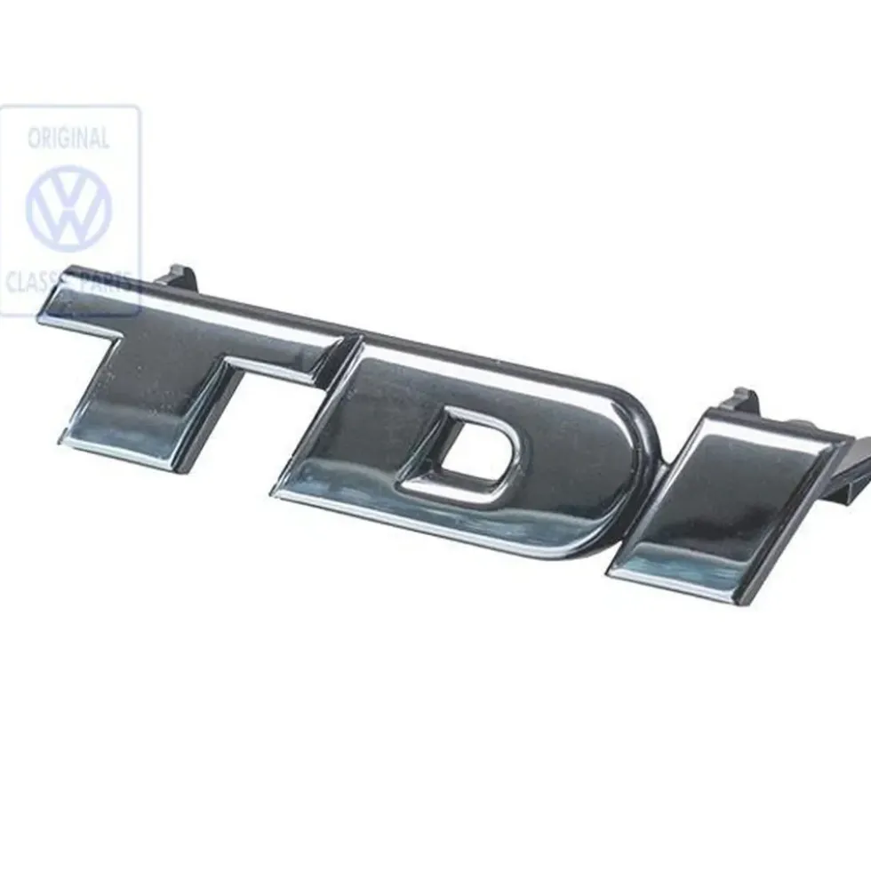 Emblème avant "TDi" chromé pour VW Transporter T4 nez court (AC0)