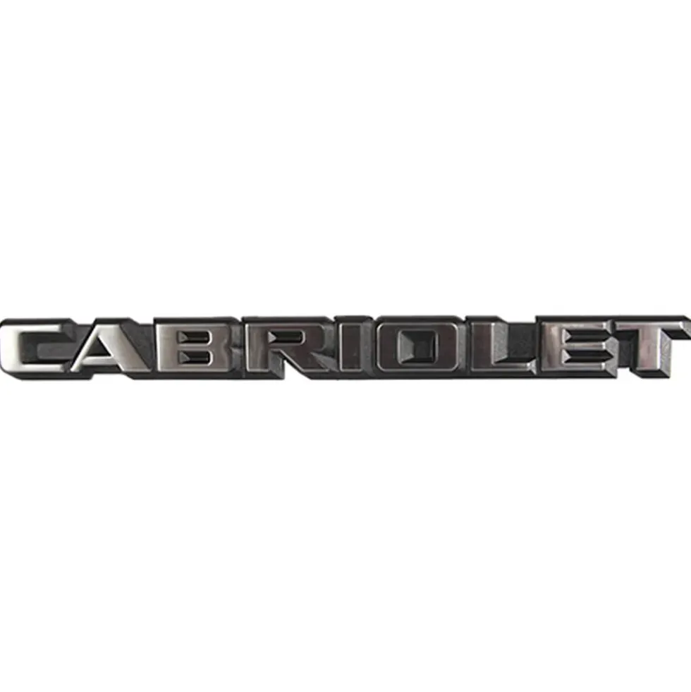 Emblème CABRIOLET pour coffre de Golf 1 Cabriolet (1987-1993) - version USA
