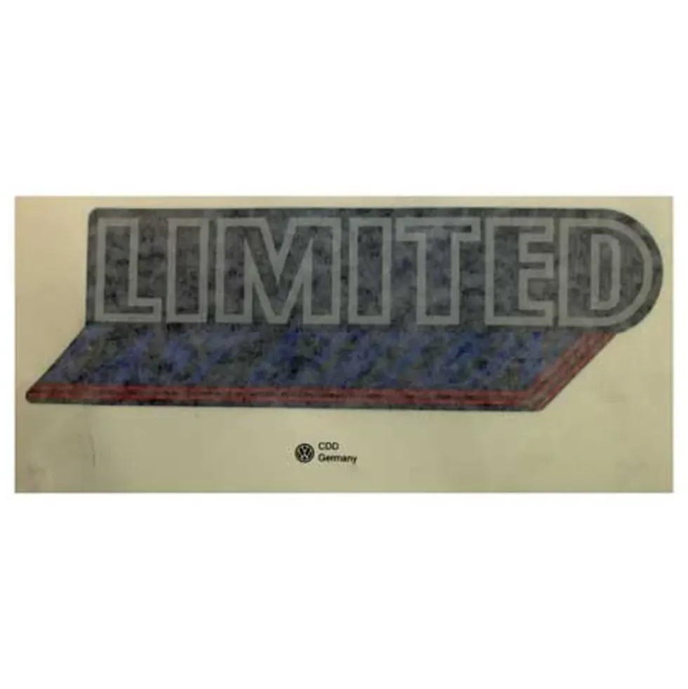 Emblème "LIMITED LAST EDITION"