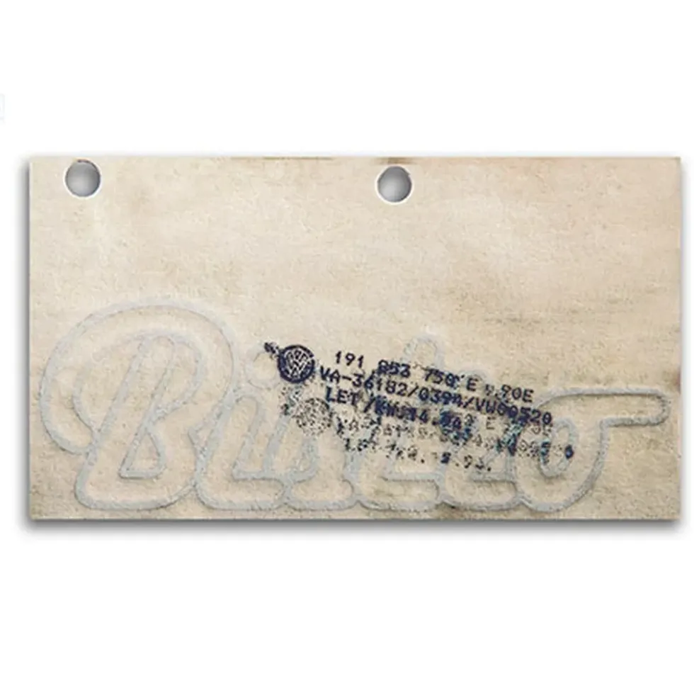 Emblème série spéciale Bistro pour Volkswagen Golf 2