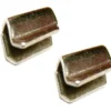 Embouts de finition pour baguette d'éclairage de plaque de Karmann T14 de 56 à 74 - 2 pièces