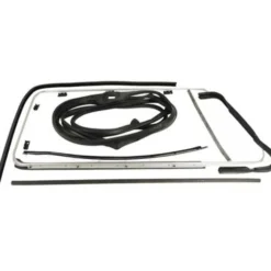 Ensemble de joints de porte droite avec déflecteur ouvrant pour VOLKSWAGEN Combi Bay Window (08/1967-07/1979)