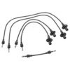 Faisceau de fils de bougies noir pour VOLKSWAGEN Combi Bay Window (08/1967-07/1979) - BERU