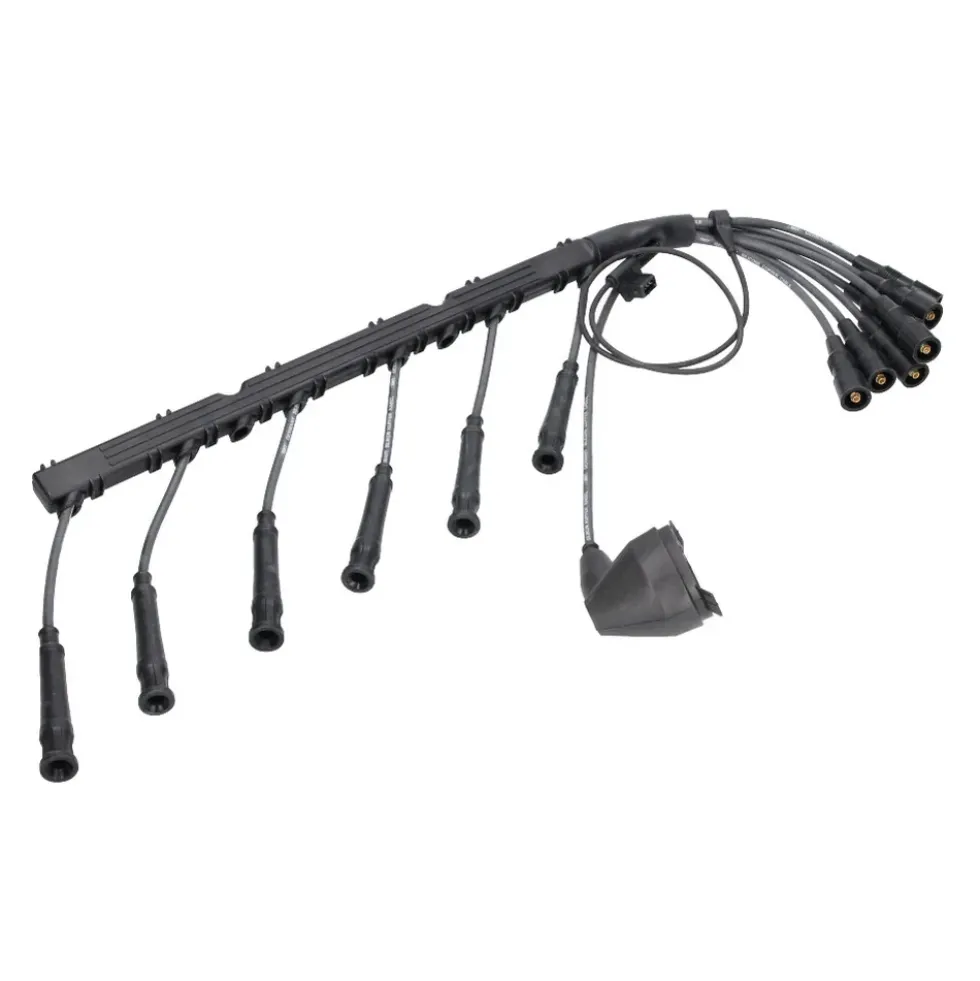 Faisceau de fils de bougies pour BMW Série 3 E30 Berline Coupé Touring et Cabriolet 6 cylindres phase 1 (-08/1987) - moteurs M20B20 M20B25 M20B27