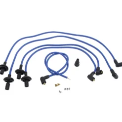 Faisceau de fils de bougies silicone 8mm Bleu 90° pour Volkswagen Coccinelle & Combi