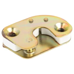 Gâche de serrure de porte chromatée pour Porsche 911 type F, G et 912 (1973-1989) - côté gauche