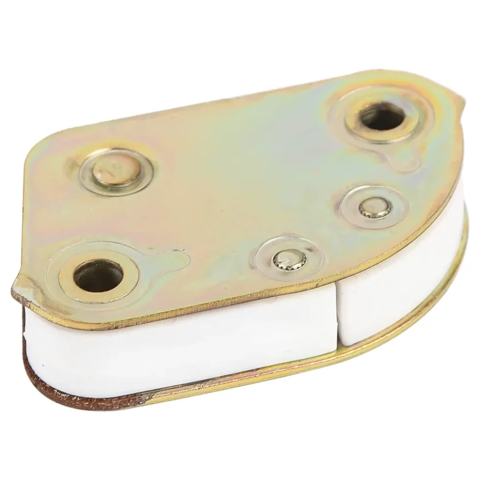 Gâche de serrure de porte chromatée pour Porsche 911 type F, G et 912 (1973-1989) - côté gauche