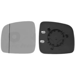 Glace de rétroviseur gauche électrique chauffante pour VW Transporter T5 de 2003 à 2009