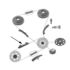 Glissière inférieure pour la tension de la chaine de distribution moteur VR6