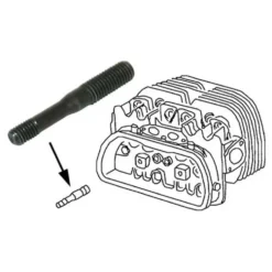 Goujon réparation de rampe de culbuteurs sur culasse pour moteur 1200 / 1500 61 ->64