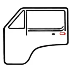 Grand joint de poignée de porte pour VOLKSWAGEN Transporter T25 (05/1979-07/1992)