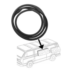 Grand joint de vitre sur caisse pour porte coulissante droite pour VOLKSWAGEN Transporter T25 (05/1979-07/1984)