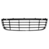 Grille centrale inférieure de pare-chocs avant avec moulure chromée pour VW Golf 5 Variant et Jetta 5 (05/2005-12/2010)