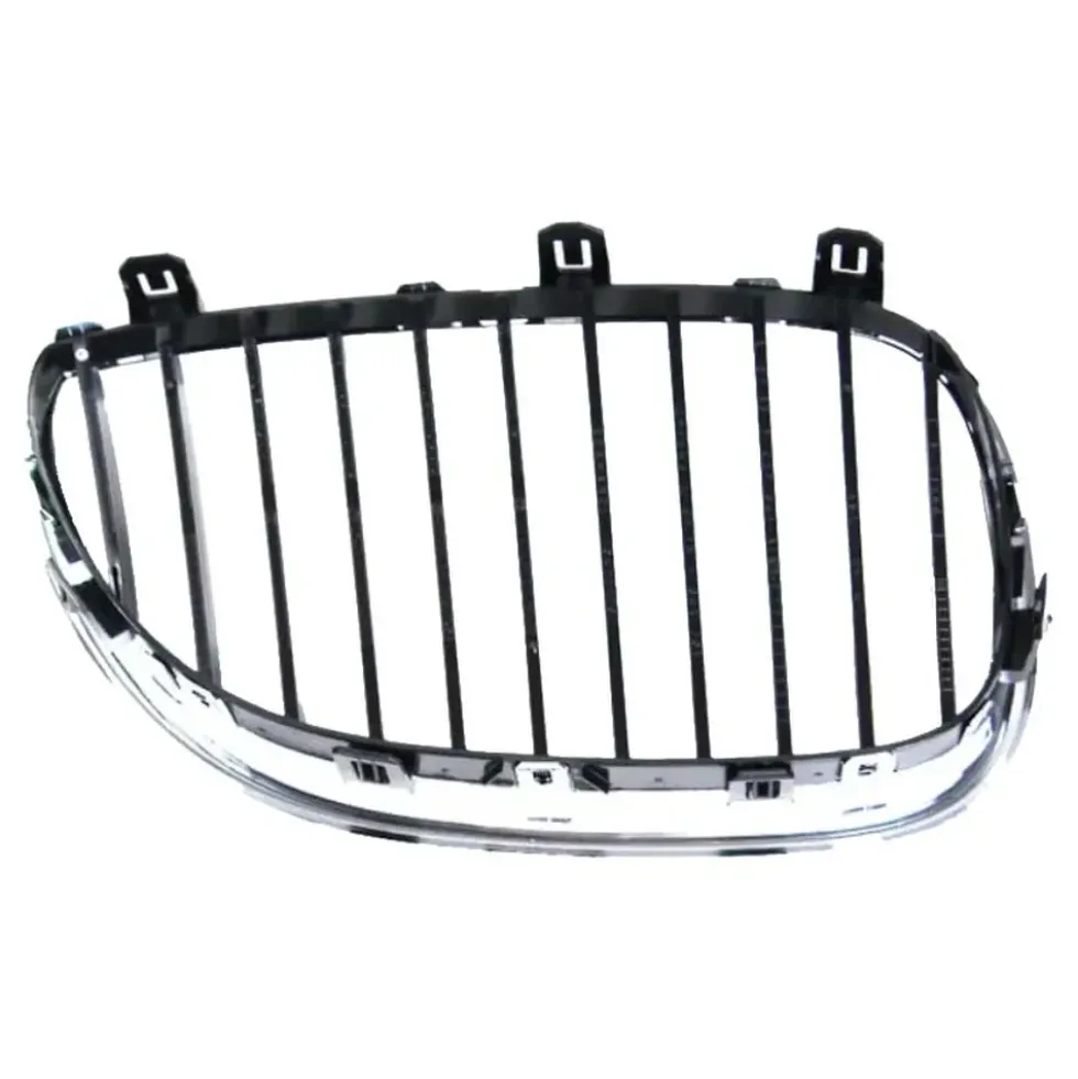 Grille de calandre chromée pour BMW Série 5 E60 E60LCI Berline et E61 E61LCI Touring (12/2001-05/2010) - côté gauche