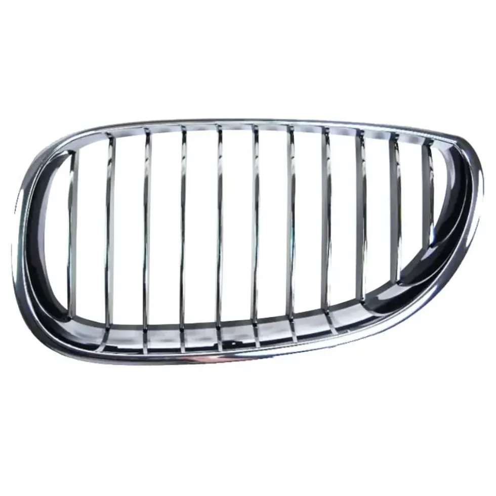Grille de calandre chromée pour BMW Série 5 E60 E60LCI Berline et E61 E61LCI Touring (12/2001-05/2010) - côté gauche