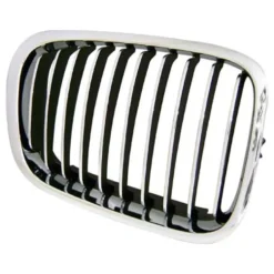 Grille de calandre droite chromée pour BMW Série 3 E46 Berline Touring phase 1 (-08/2001) et Compact (01/2001-12/2004) - côté passager