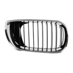 Grille de calandre droite noire pourtour chromé pour BMW Série 3 E46 Berline et Touring phase 2 (09/2001-) - côté passager