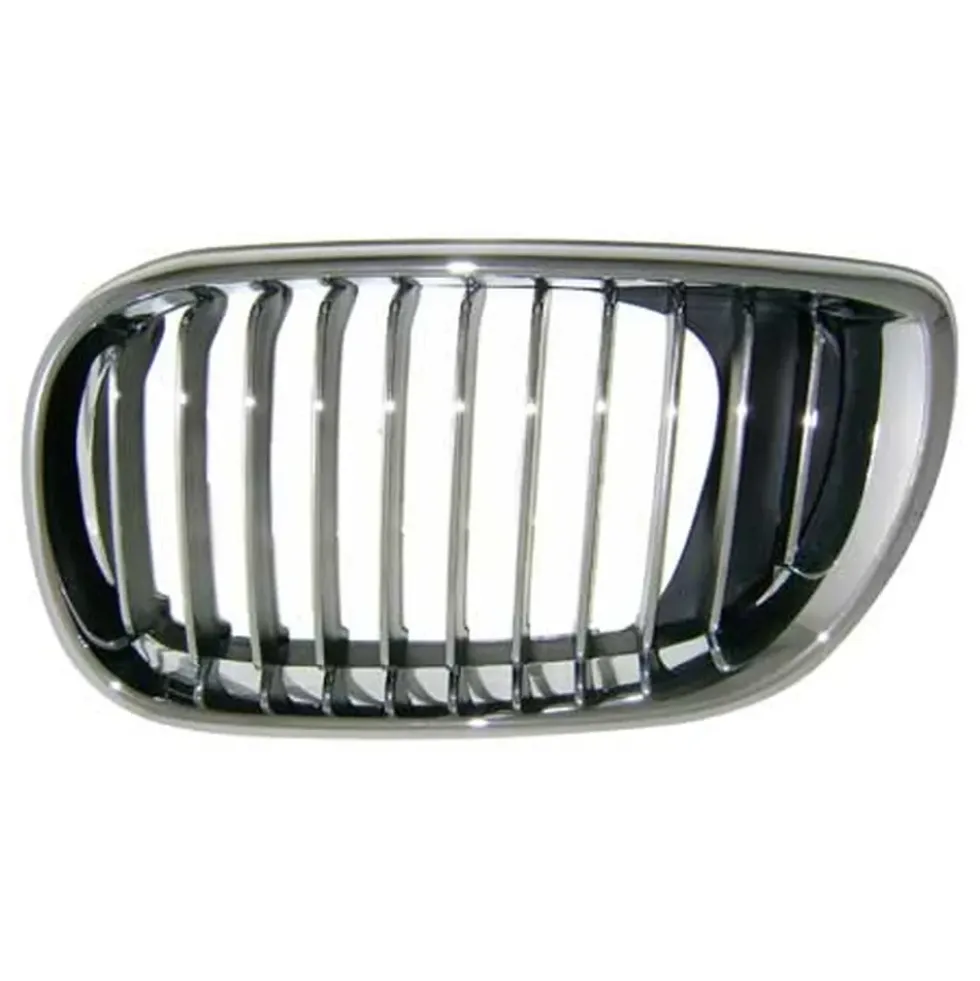 Grille de calandre gauche chromée pour BMW Série 3 E46 Berline et Touring phase 2 (09/2001-) - côté conducteur