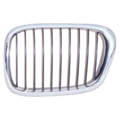 Grille de calandre gauche chromée pour BMW Série 5 E39 Berline et Touring phase 2 (09/2000-) - côté conducteur