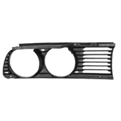 Grille de calandre pourtour de phare gauche pour BMW Série 3 E30 phase 1 et 2 (12/1981-02/1994) - côté conducteur
