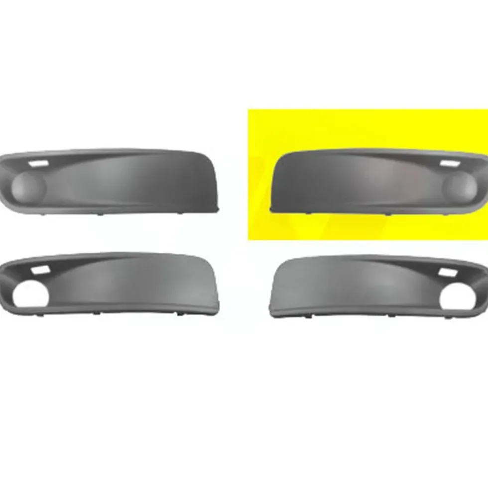 Grille lisse gauche à peindre de parechocs pour VW Transporter T5 Caravelle / Multivan de 2003 à 2009