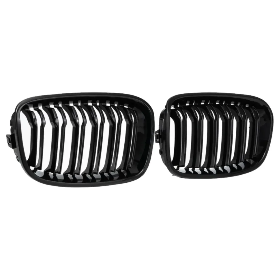 Grilles de calandres noir pour Bmw Série 1 F20 et F21 (07/2010-06/2015) - Phase 1