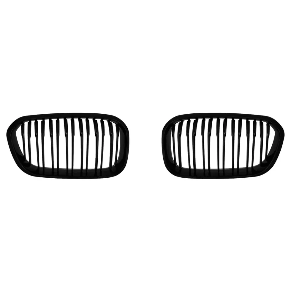 Grilles de calandres noir pour Bmw Série 1 F20 et F21 (06/2015-07/2019) - Phase 2