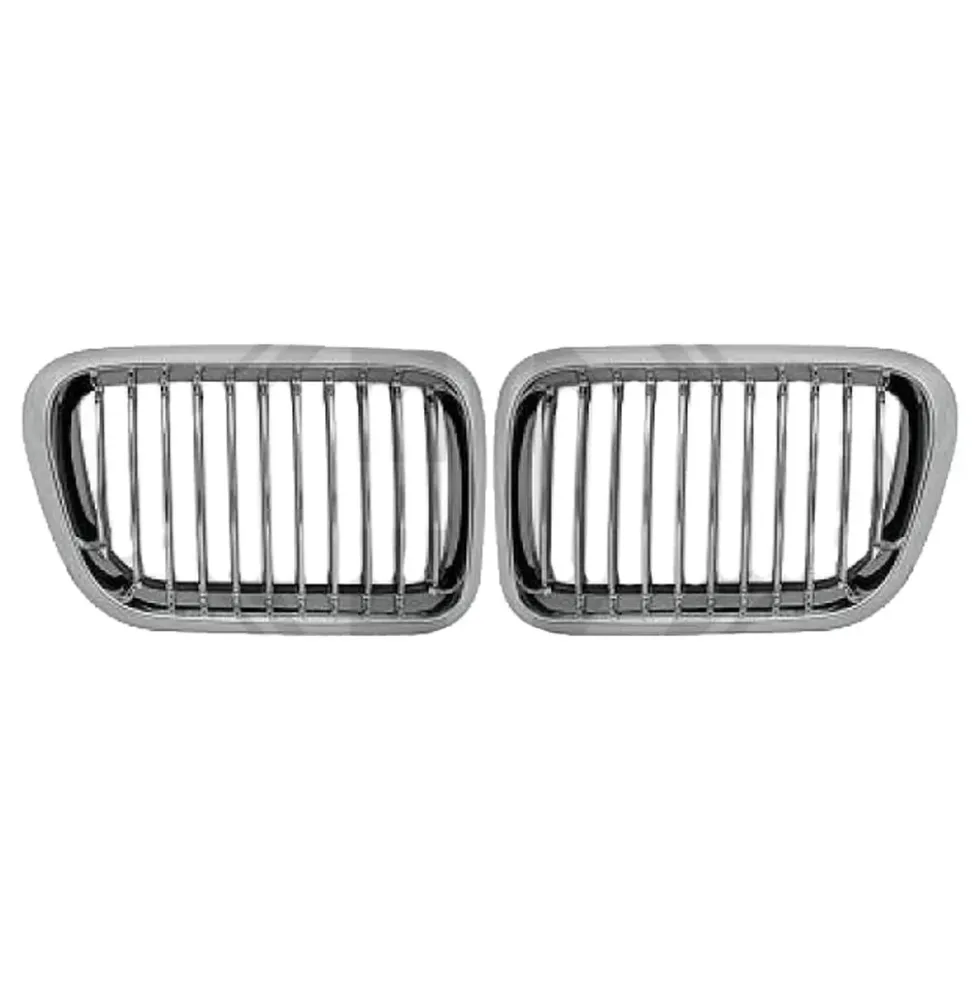 Grilles de calandres type Design Chrome pour Bmw Série 3 E36 (09/1996-08/2000) - Phase 2
