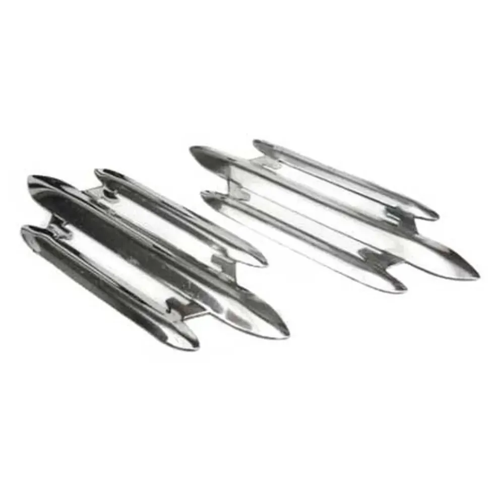 Grilles de klaxon chromée "KOCH" pour Volkswagen Coccinelle 53 ->73 - 2 pièces"