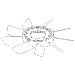 Hélice de visco coupleur pour Bmw E9 (12/1968-11/1975)