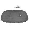 Insonorisant de capot avant pour Volkswagen Polo V (6R)