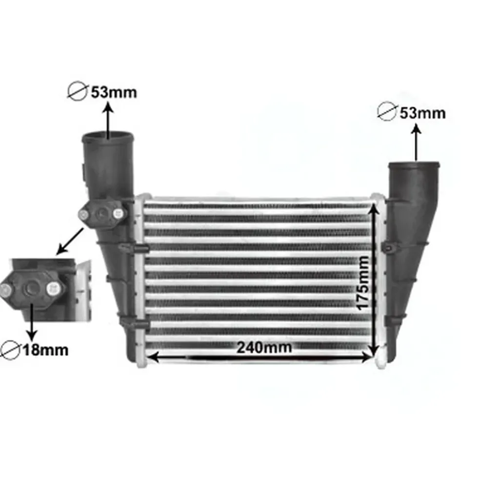 Intercooler pour Audi A4 (B5) Essence et Diesel